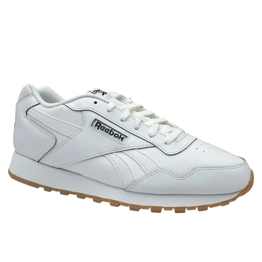 Reebok Glide Mens Classic Style Sneaker Size‎ 11.5 White/Tan Ortholite Comfort